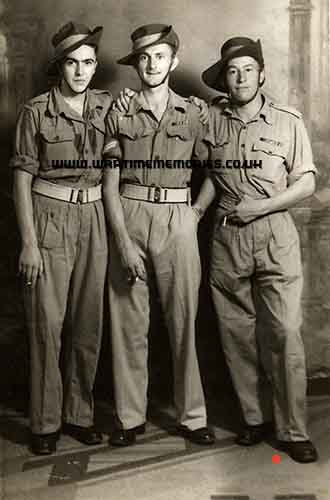 Reg Fisher and friends 1945 India 